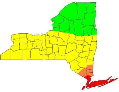 A Regionalized Map of New York State